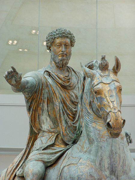 Statua Marco Aurelio Musei Capitolini Fronte