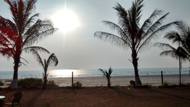 Beach View from the Villa of Golden Swan Resort