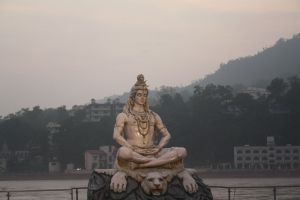 Lord Shiva at the Parmarth Temple