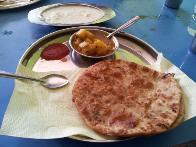 Amazing breakfast at New Jalpaiguri