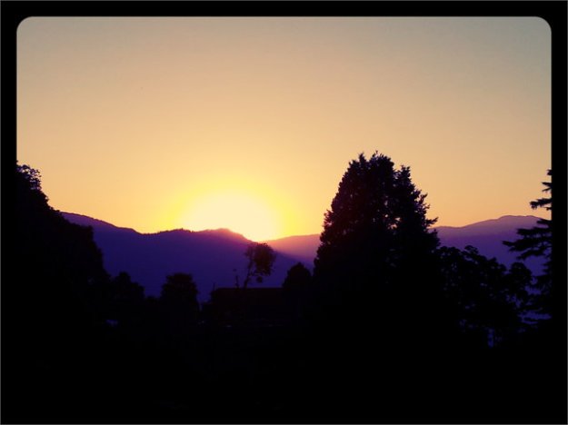 Early Sunset at Darjeeling Early Sunset at Darjeeling