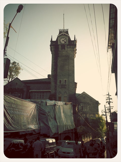 Darjeeling municipality building tower clock. Since 1850. Darjeeling municipality building tower clock. Since 1850.