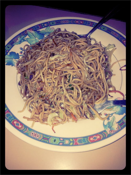 Veg Chow Min @ Joey's Pub