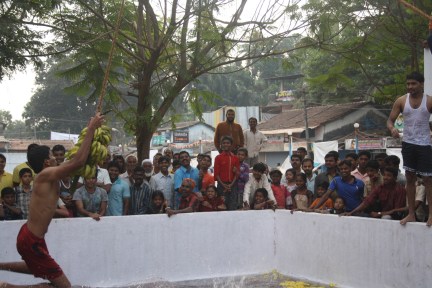 A fascinating game played in the village A fascinating game played in the village