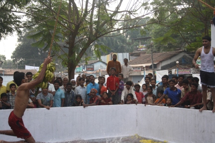 A fascinating game played in the village