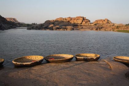 Off the banks of Tungabhadra River Hampi, Stone Chariot at the Vijaya Vittala temple, Hampi, Ruins, Vijayanagara, Tenali Rama, Visit to Hampi, Travel guide to Hampi, Hampi India, Indian ruins, Indian temples, Karnataka, Hampi, Krishnadevaraya