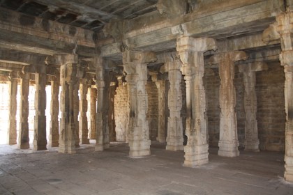 Inside the Vijaya Vittala Temple (The Musical Pillars) Stone Chariot at the Vijaya Vittala temple, Hampi, Ruins, Vijayanagara, Tenali Rama, Visit to Hampi, Travel guide to Hampi, Hampi India, Indian ruins, Indian temples, Karnataka, Hampi, Krishnadevaraya