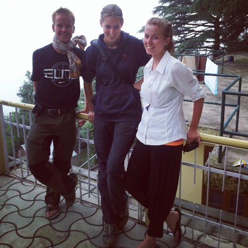 A nice bunch of German and Finnish travellers I met, David, Katharina & Malin…. Summer volunteers, nice kids :)