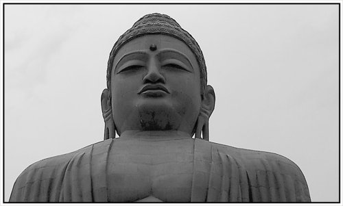 Eyes of the Buddha Statue 