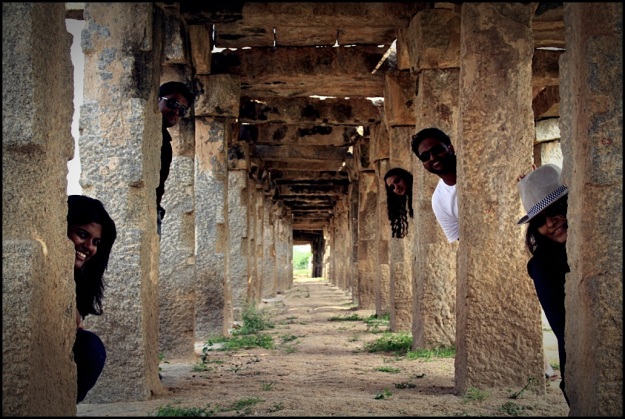Hampi Bazaar Pillars