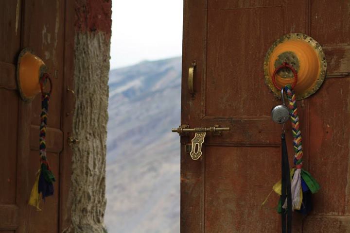 Entrance to Dhankar Monastery