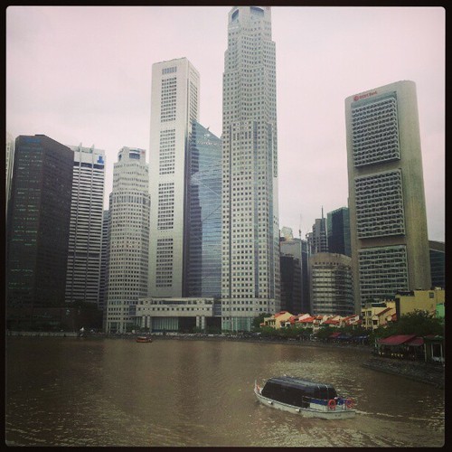 A view from Boat Quay