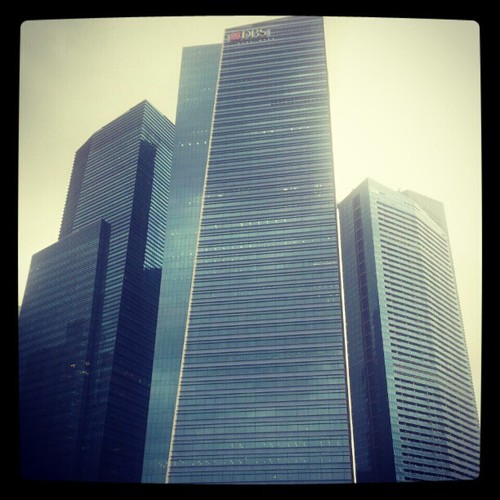 DBS Building near Marina Bay