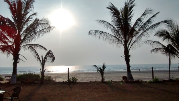 Beach View from the Villa of Golden Swan Resort