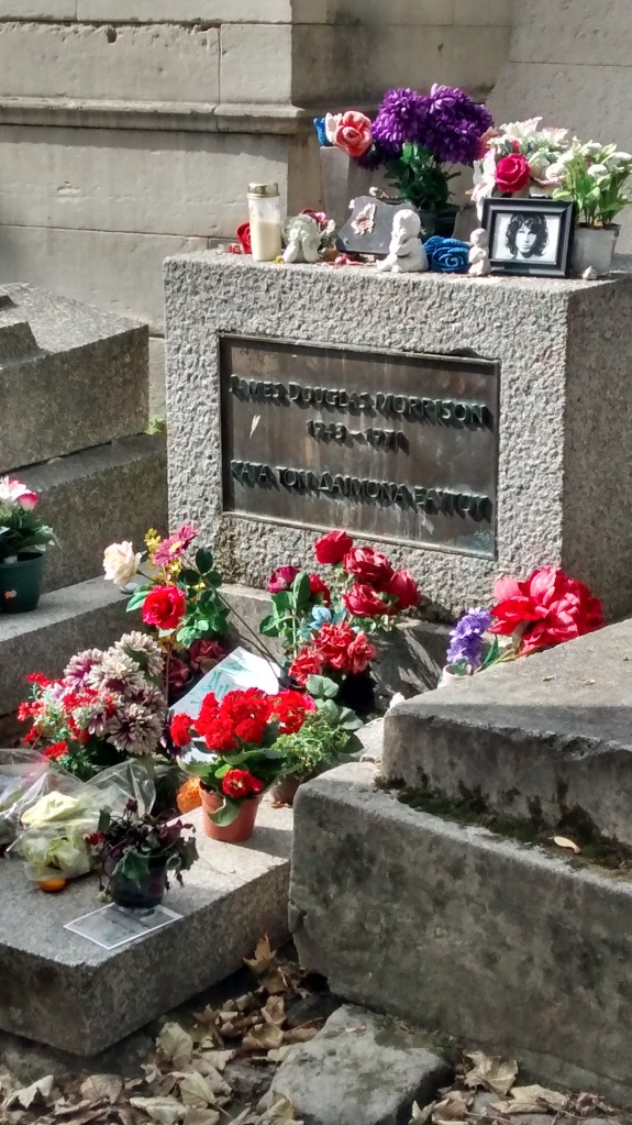 Jim Morrison, Pere Lachaise Cemetery, Paris, France, Europe, Srinivas, Travel Blogger